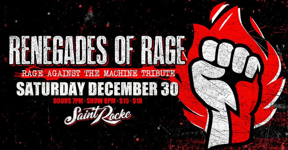 Renegades of Rage - A Tribute to Rage Against The Machine | Saint